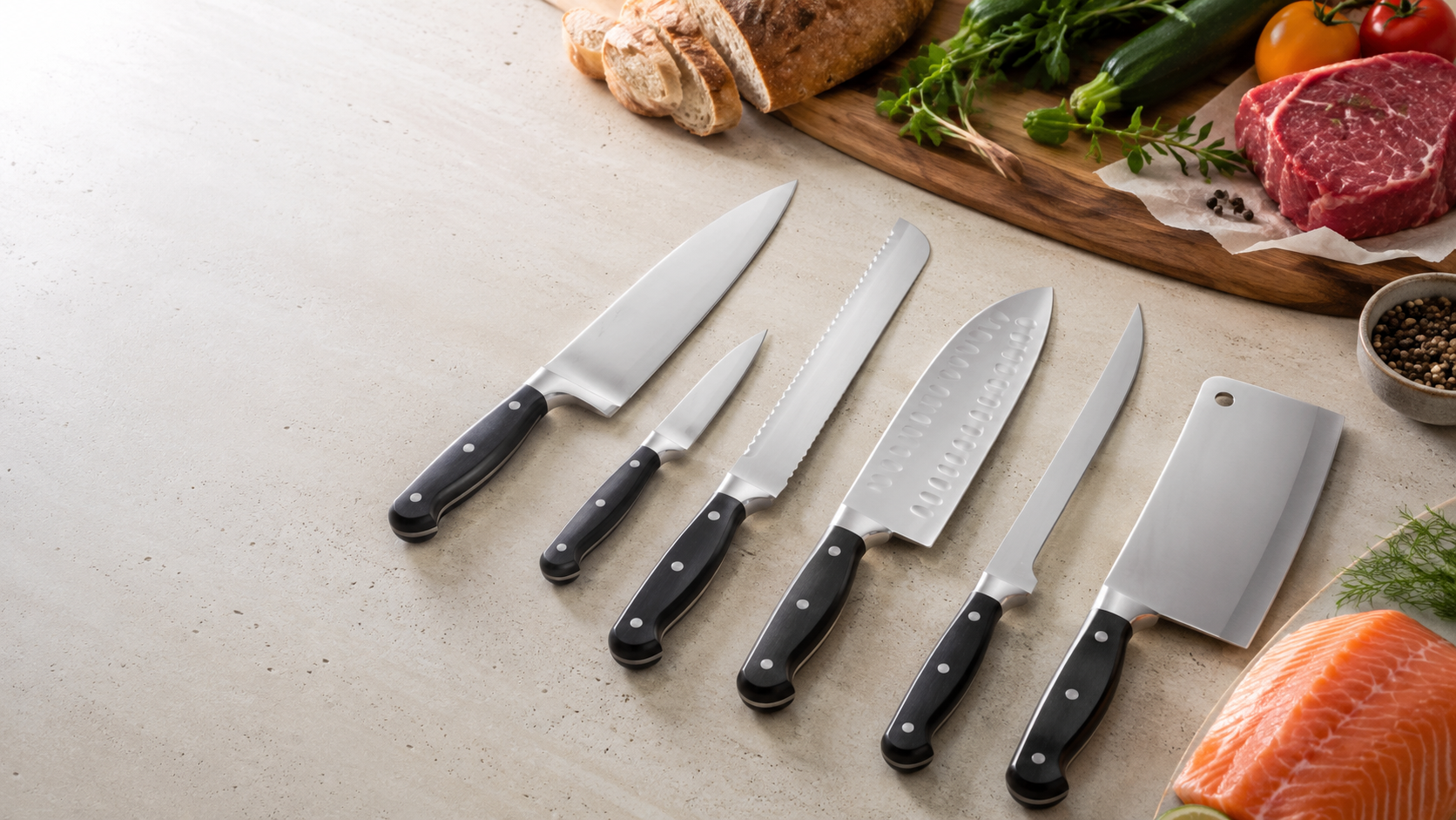Découvrez les couteaux de cuisine pour un usage quotidien